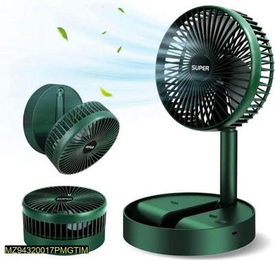 Portable Rechargeable Green Fan Fast Charging Tech Gadget