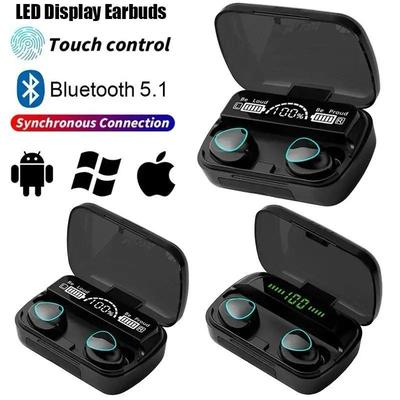 DAMIX M10 TWS Bluetooth 5.1 Wireless Earbuds with LED Display & 3500mAh Charging Case