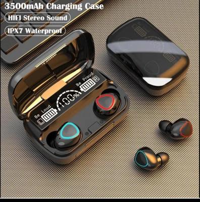 DAMIX M10 TWS Bluetooth 5.1 Wireless Earbuds with LED Display & 3500mAh Charging Case